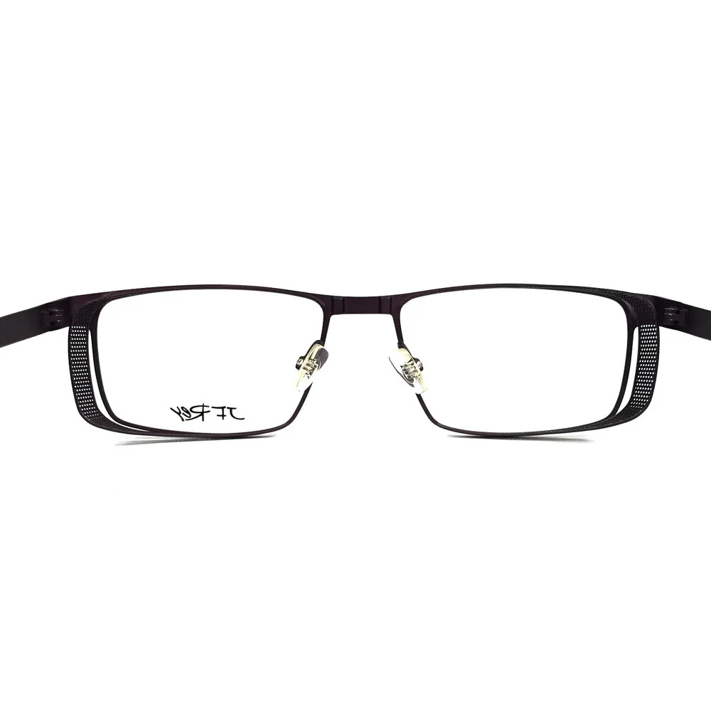 J.F. Rey Eyeglasses Frames JF2626 1375 Brushed Silver Side Shields 55-18-144